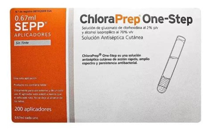 How do you use ChloraPrep one step?