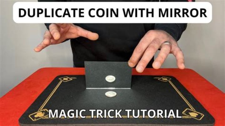 How does the coin magic trick work?