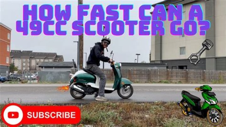 How fast can you make a 49cc scooter go?