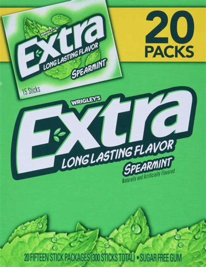 How many extra gum flavors are there?