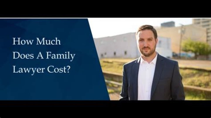 How much does a family lawyer cost in Texas?