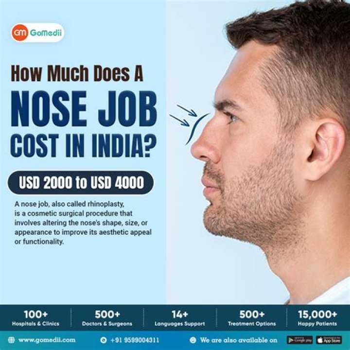 How much does a nose job cost Thailand?