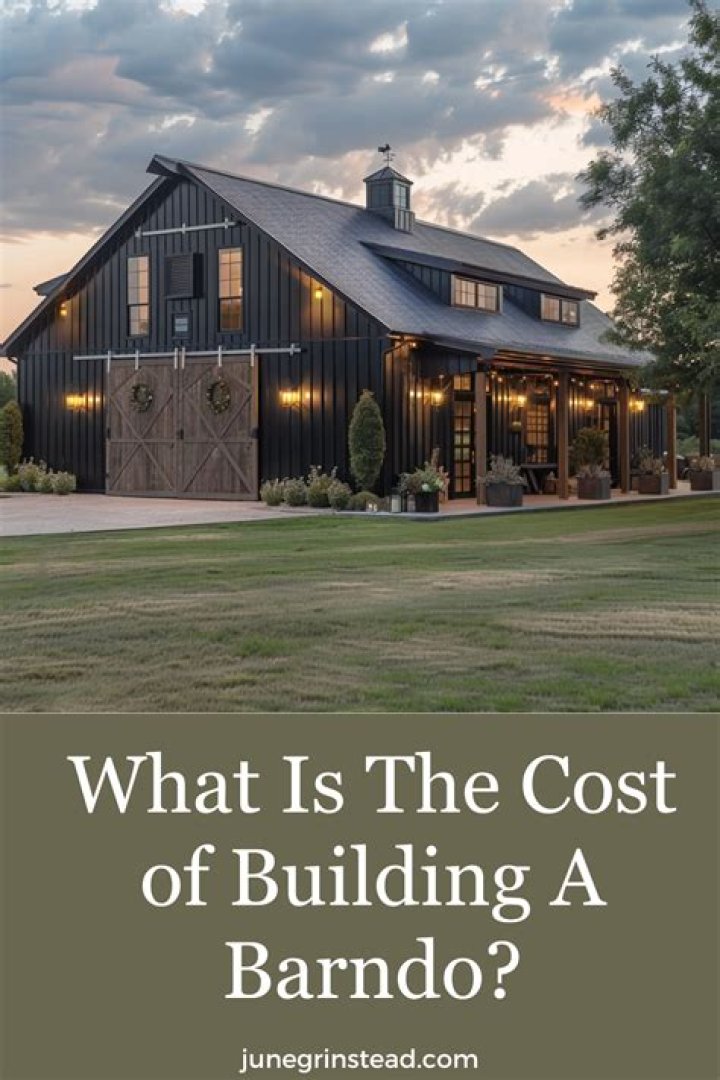 How much does it cost to build a farm barn