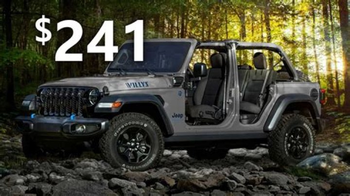 How much does it cost to lease a Jeep Wrangler Unlimited?