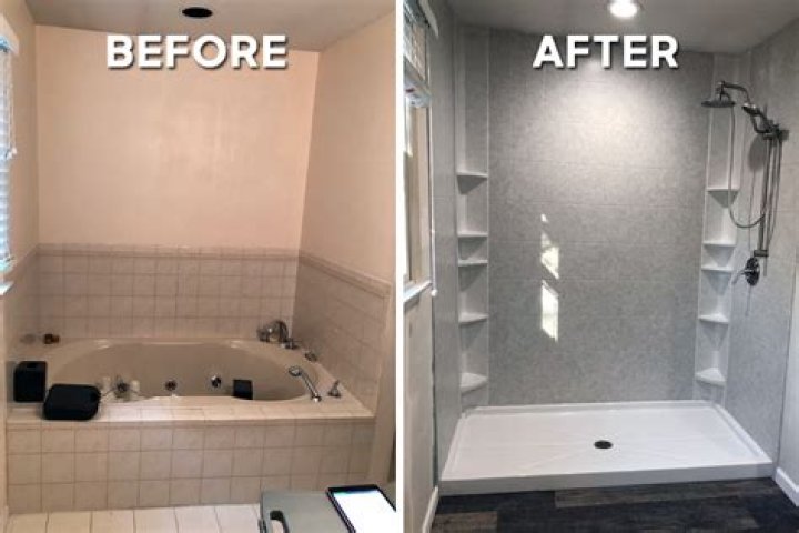 How much does it cost to replace shower pan with tile?