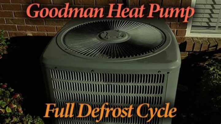 How often does a Goodman heat pump defrost?