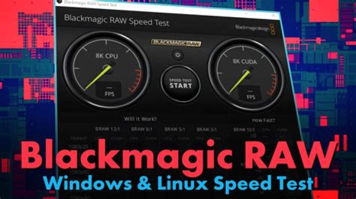 Is Blackmagic Speed Test for Windows?