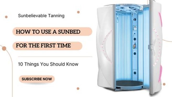 Is using sunbeds in moderation OK?