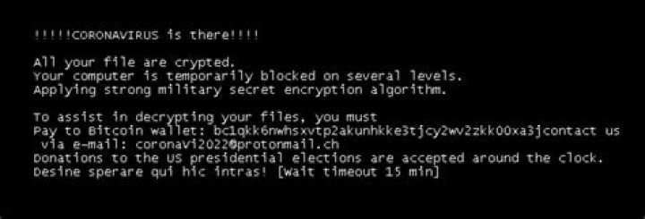 Ransom.CoronaVirus