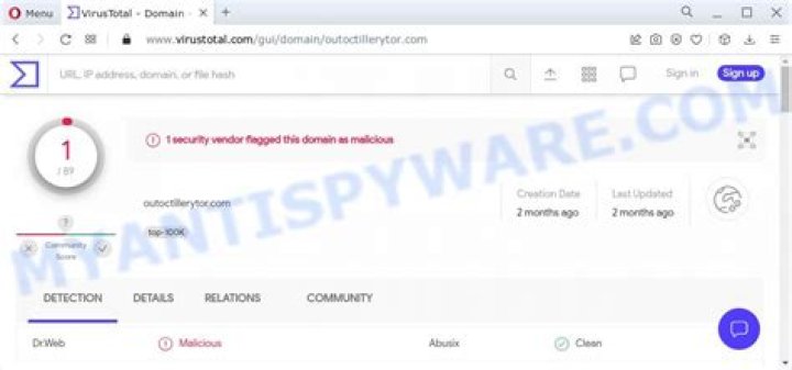 Remove Outoctillerytor Virus — How to Fix Guide