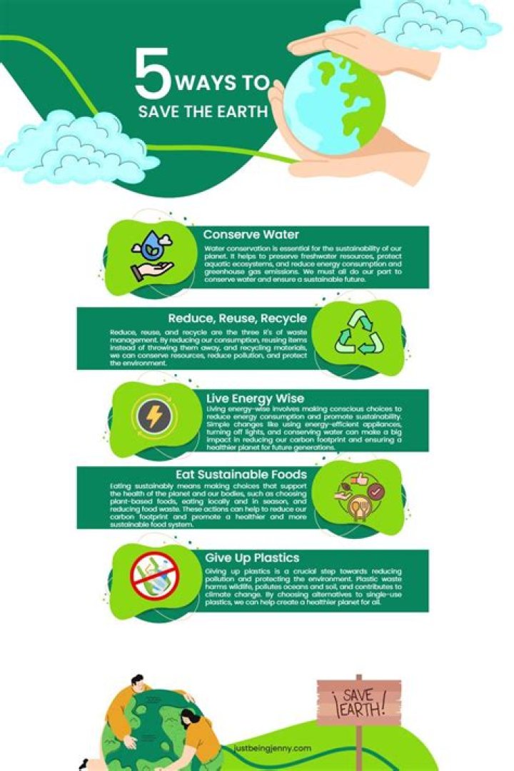 What are 5 ways to help the environment for kids?