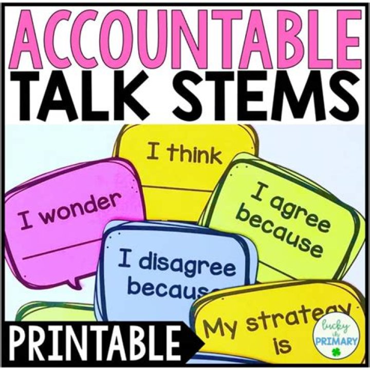 What are accountable talk stems?