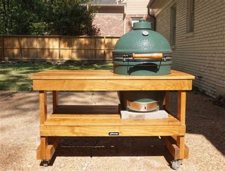 What are green egg tables made of?