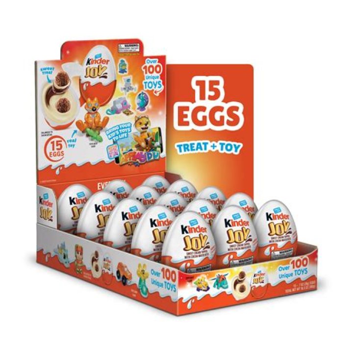 What are Kinder Joy eggs made out of?