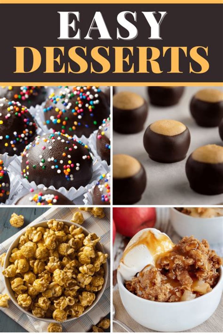 What are some quick and easy desserts to make?
