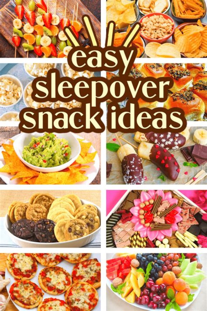 What are the best sleepover snacks?