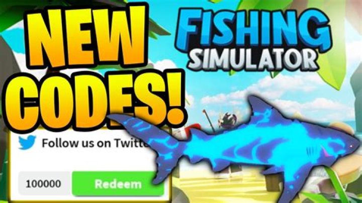 What are the codes for fishing simulator?
