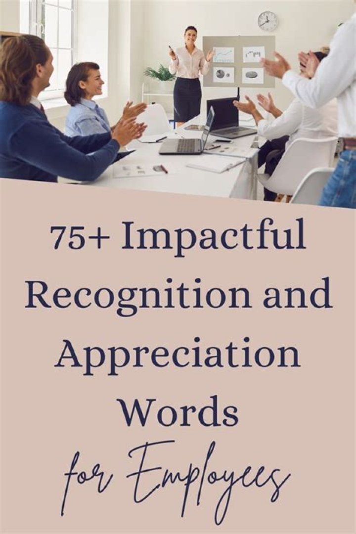 What are the good words for appreciation?