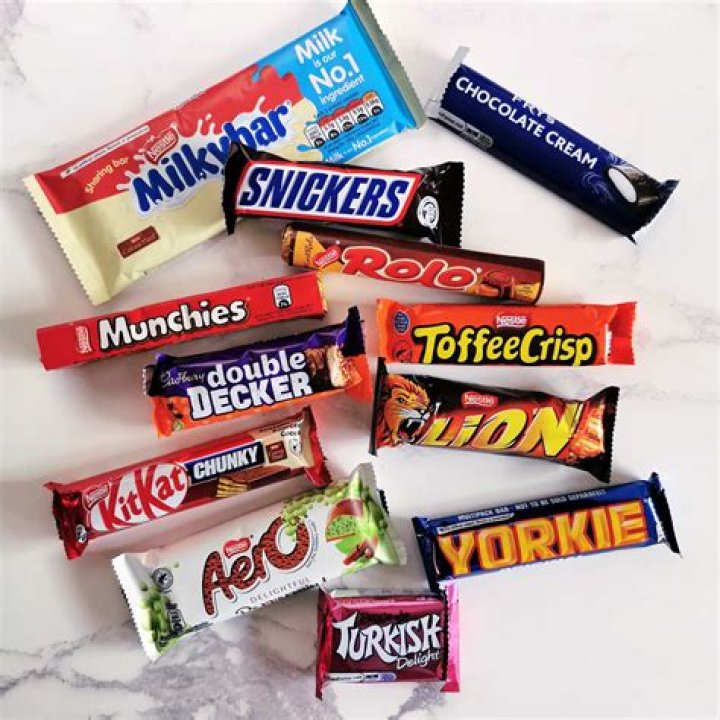 What are the names of the Nestle Candy bars?