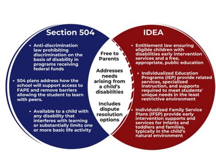 What are the similarities between IDEA and Section 504