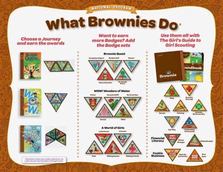What badges can you get in brownies?