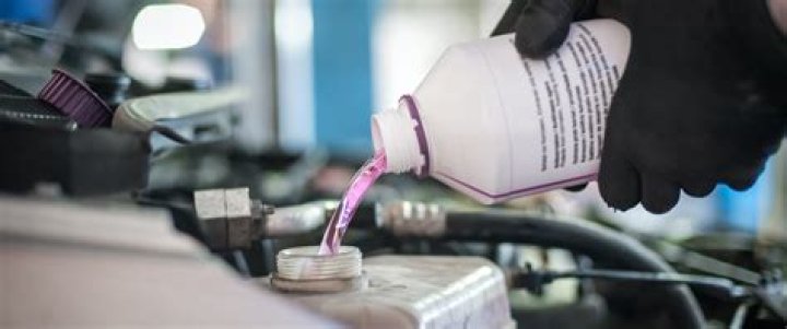 What car fluid is purple