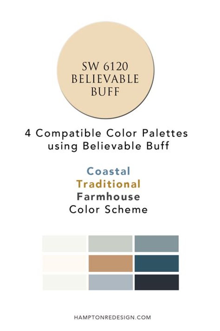 What colors go with buff?