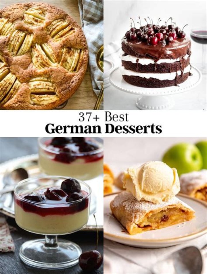 What desserts are popular in Germany?