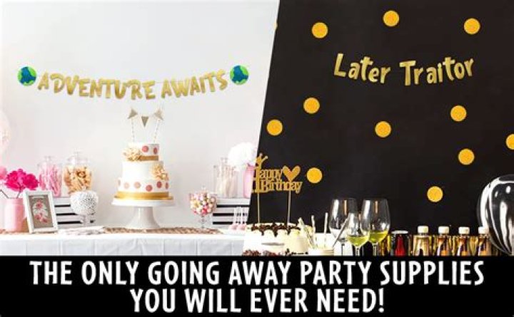 What do you say at a going away party