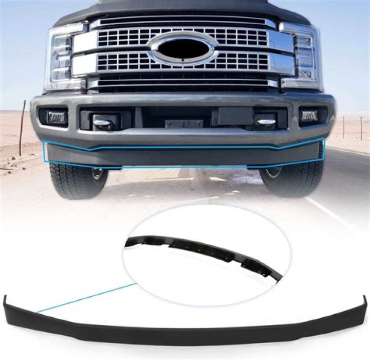 What does a front bumper valance do?