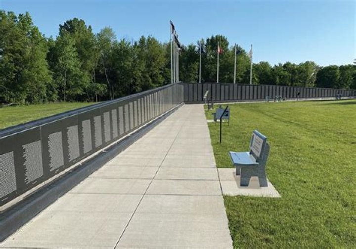 What does a war memorial represent?