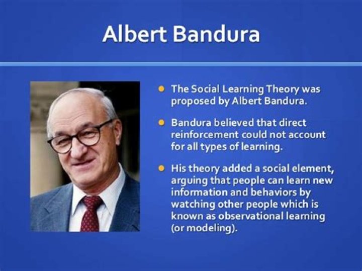 What does Albert Bandura believe in?