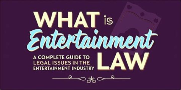 What does entertainment law include?