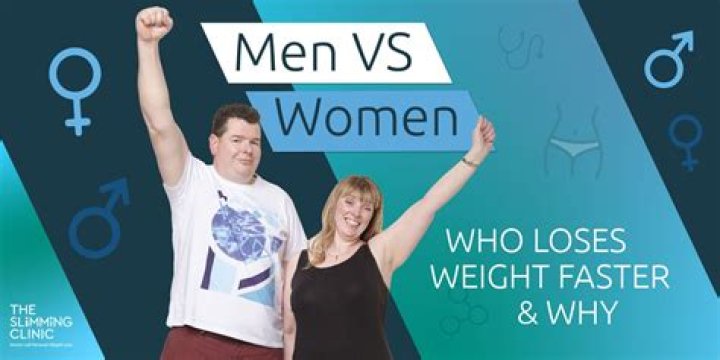 What gender loses weight faster?