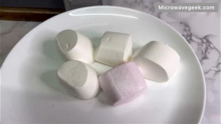What happens if you heat a marshmallow?