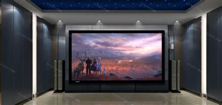 What is a fixed frame projection screen?