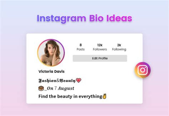 What is a good bio for IG?