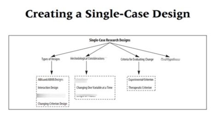 What is a single case design in research?