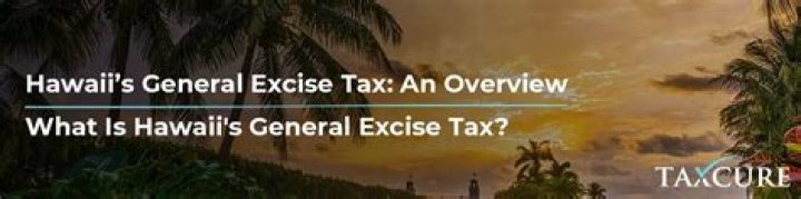 What is Hawaii GE tax rate?