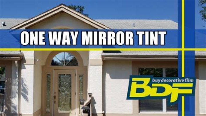 What is mirrored tint