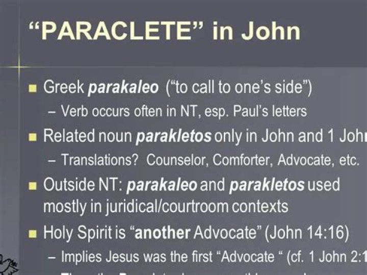What is Paraclete in the Bible
