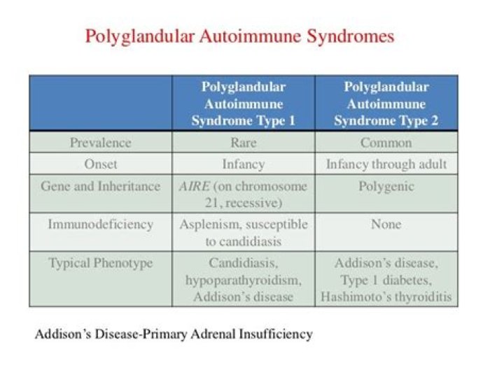 What is polyglandular autoimmune syndrome?