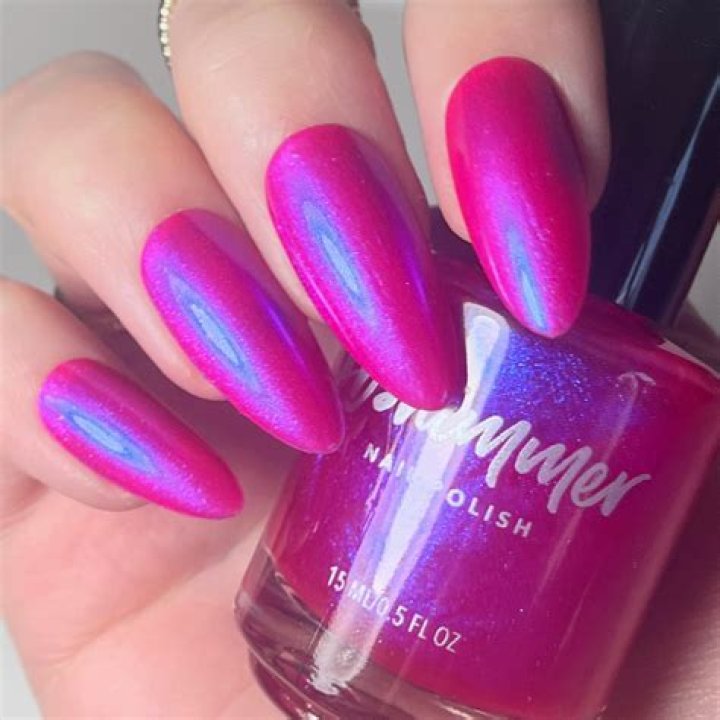 What is shimmer nail polish?