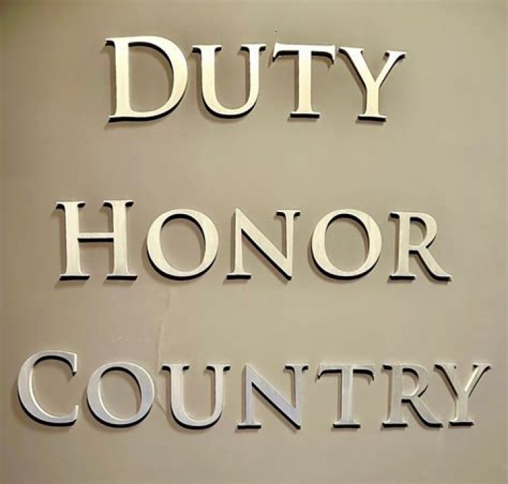 What is the central idea of duty honor country address at West Point