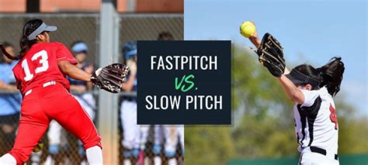 What is the difference between slow pitch and fastpitch softball?