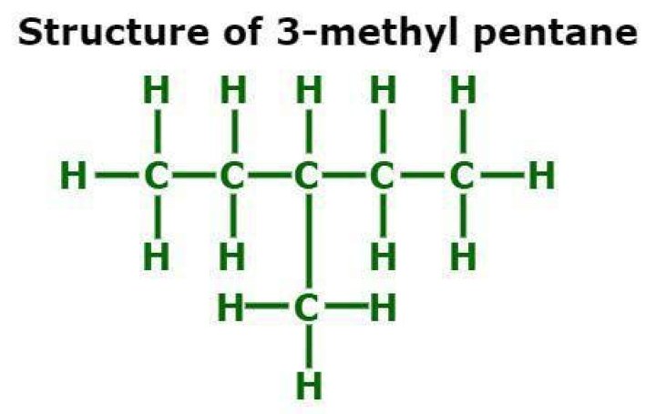 What is the formula of 3 methyl butane?