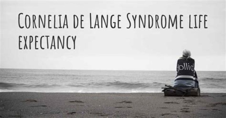What is the life expectancy of someone with Cornelia de Lange syndrome?
