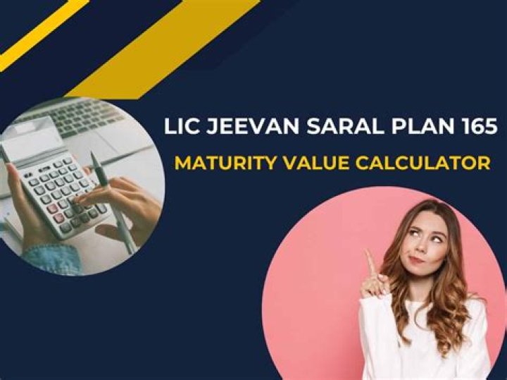 What is the maturity amount of LIC Jeevan Saral plan 165?