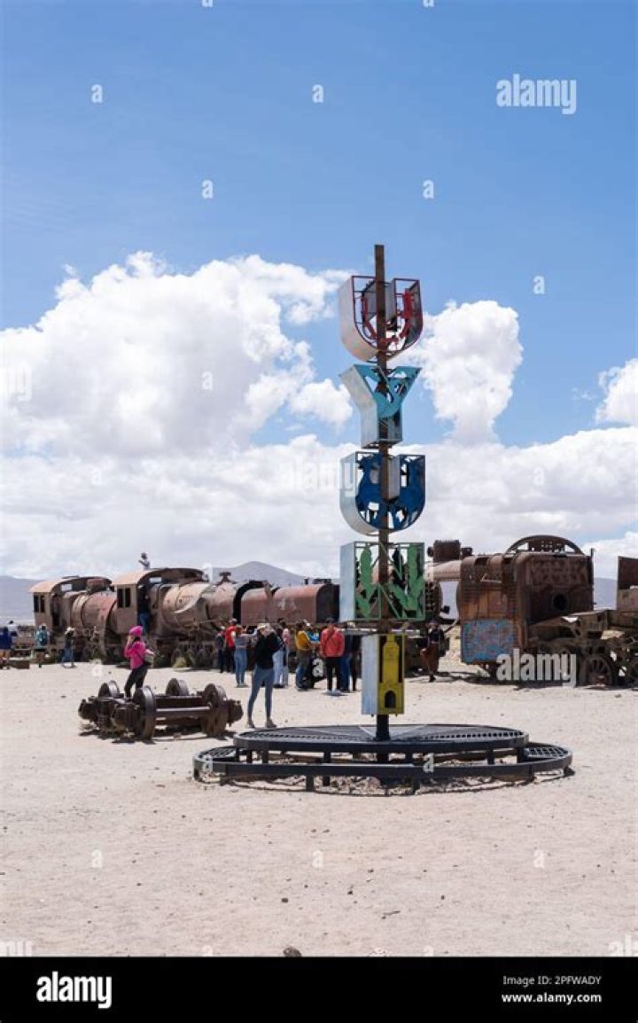 What is the train cemetery in Bolivia?