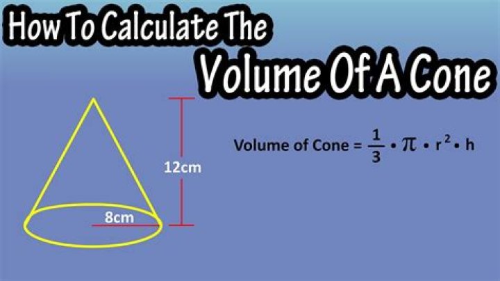 What is the volume of the cone